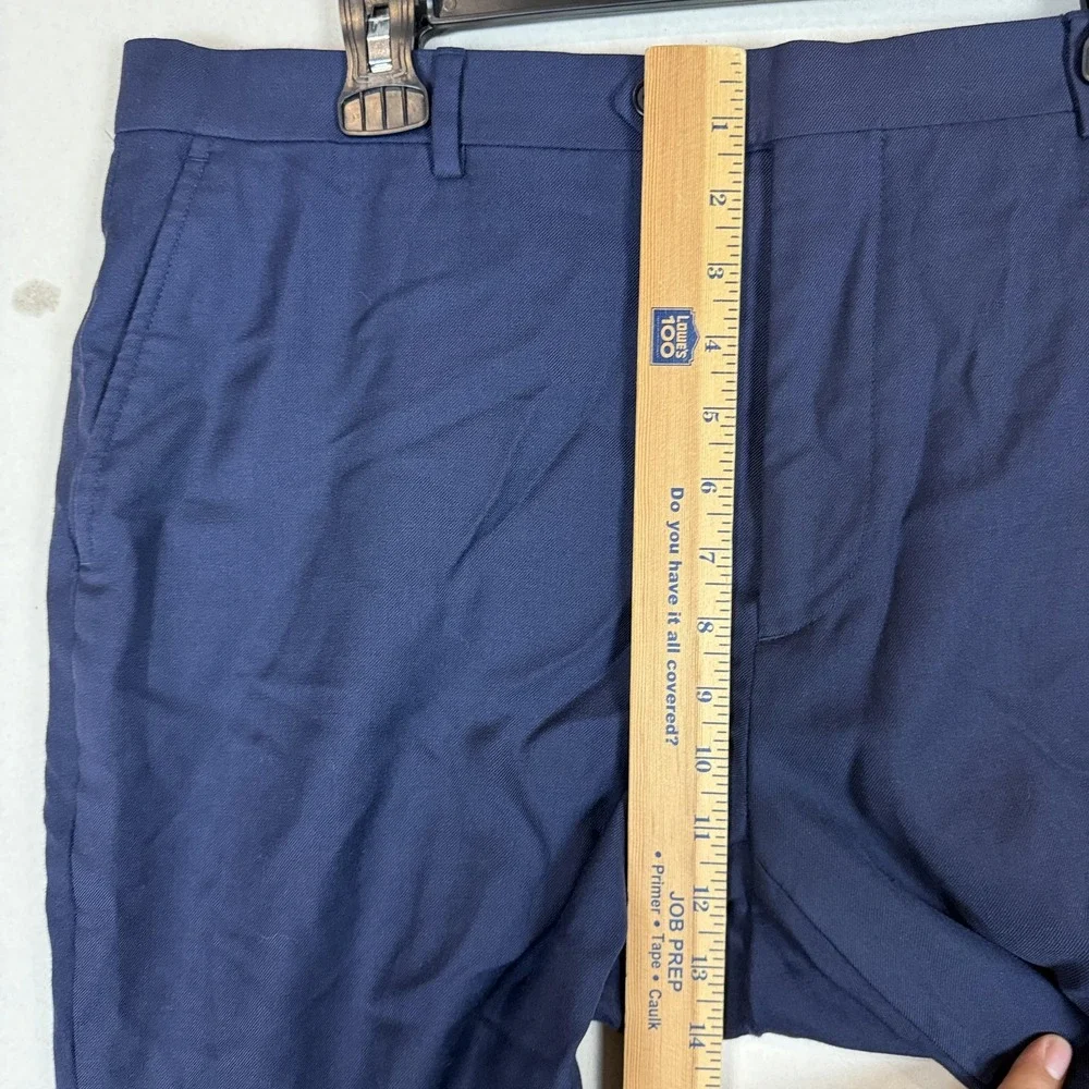 Joseph Abboud Dress Pants Mens 38 Blue JOE Custom Express Wool Formal